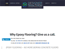 Tablet Screenshot of epoxyfinishesinc.com
